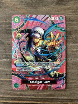 OP13-031 Trafalgar Law SP Adventure on Kami’s Island One Piece TCG English Card - Image 1