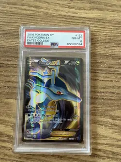 2016 Pokemon XY Fates Collide Kingdra EX FULL ART #122 PSA 8 NM-MT - Image 1