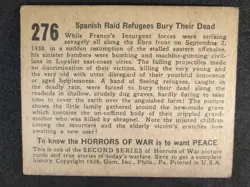 1938 Horrors of War Gum, Inc. #276 High Number Good and Crease Free - Image 2