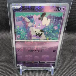 Gothita - 041/086 - Masterball Holo - White Flare - Pokemon Card - NM/M - Image 1