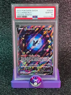 LUMINEON V 2023 Pokemon #GG39/GG70 PSA 10 Galarian Gallery FULL ART - Image 1