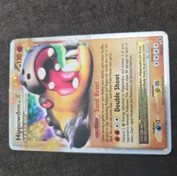 Pokemon Hippowdon LV.X Ultra Rare Holo Rising Rivals 107/111 130 HP Level Up - Image 2