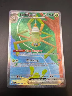 Pokemon Card Spidops ex 243/198 Special Illustration Rare Scarlet & Violet - Image 1