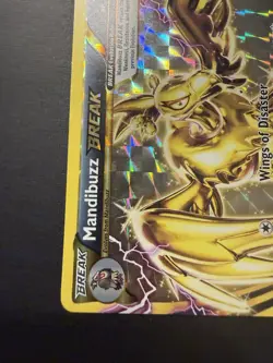 LP Mandibuzz BREAK XY182 Black Star Promo XY BREAKthrough 2015 Pokemon card - Image 4