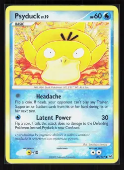 Psyduck Common Pokemon Platinum 87/127 MP - Image 1