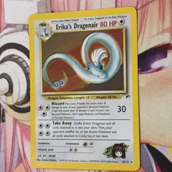 Pokemon Gym Heroes #004/132 Erika's Dragonair HOLO NM - Image 3