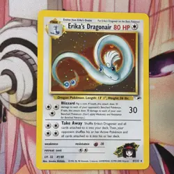 Pokemon Gym Heroes #004/132 Erika's Dragonair HOLO NM - Image 4