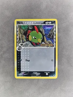 Pokemon TCG Natu (Delta Species) 55/101 Reverse Holo EX Dragon Frontiers - NM - Image 1