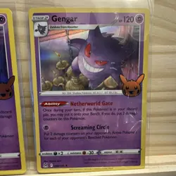 Pokemon TCG Gengar Pokemon GO Holo Promo Lot of 3 Cards English 050/088 - Image 4