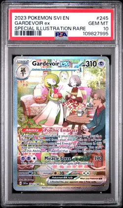2023 POKEMON SVI EN-SCARLET & VIOLET #245 GARDEVOIR EX PSA 10 - Image 2
