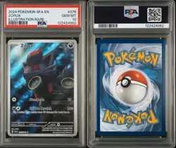 PSA 10💫 | 2024 Pokemon TCG | Shrouded Fable | Zorua 075/064 | Illustration Rare - Image 3
