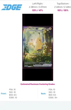 Pokemon Pikachu EX 276/217 PSA 10 Contender - Image 3