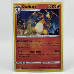 Charizard 025/185 Cracked Ice Holo Pokemon 2020 Vivid Voltage Deck Exclusive - Image 1