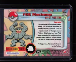 Machamp 68 - Topps Pokemon: TV Animation Edition - Black Label (NM) - Image 2