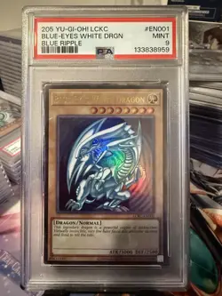 Yu-Gi-Oh Blue-Eyes White Dragon LCKC-EN001 Ultra Rare Psa 9 Psa Grading Error - Image 1