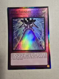 RA05-EN079 Iron Thunder Ultimate Rare 1st Ed YuGiOh - Image 1