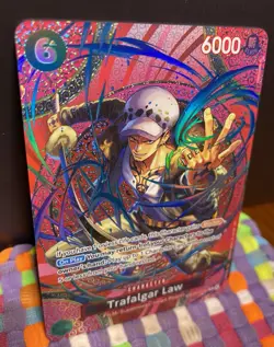 Trafalgar Law SP OP13-031 Adventure on Kami’s Island One Piece Foil OP15-EB04 NM - Image 2