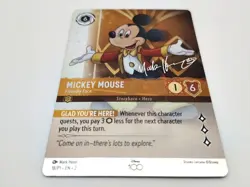 Mickey Mouse Friendly Face Alternate Art Disney100 Promo Foil Card No.18 Lorcana - Image 4