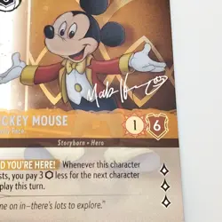 Mickey Mouse Friendly Face Alternate Art Disney100 Promo Foil Card No.18 Lorcana - Image 5