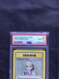 Pokemon Cards: Base Set Uncommon: Professor Oak 88/102 PSA 10 - Image 3