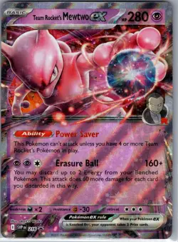 Team Rocket's Mewtwo ex SVP 216 Scarlet & Violet Promo Cards - Pokemon Card - NM - Image 1