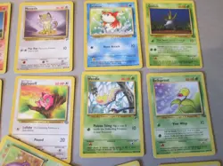 25 x POKEMON CARDS , non-holo. Various ,played ,1999-2000. - Image 3