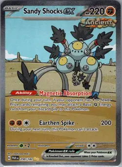 Sandy Shocks ex 250/182 SIR SV04: Paradox Rift - Pokemon Card - NM - Image 1