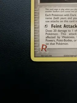 Pokemon Card Trainer Rocket's Tricky Gym 90/109 EX Team Rocket Returns Uncommon - Image 4