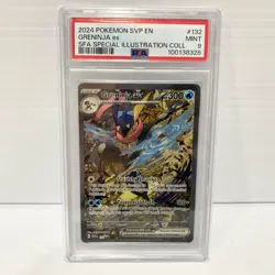 PSA 9 Greninja EX SVP 132 - Shrouded Fable Premium - Graded Pokemon Card - Image 1