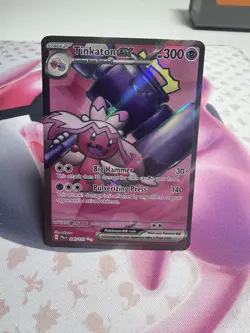 Pokemon TCG Tinkaton ex 240/193 Sv02: Paldea Evolved Holo Card NM - Image 1