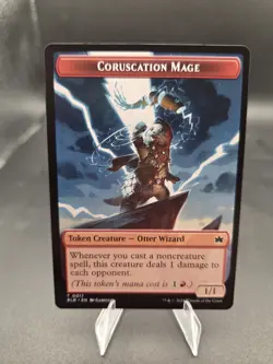 1 x Coruscation Mage Token - Bloomburrow - NM-Mint - MTG - Image 1
