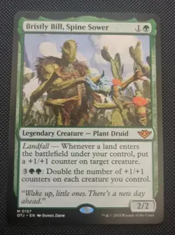 Bristly Bill, Spine Sower - OTJ - 0157 - Near Mint - MTG Magic The Gathering - Image 1