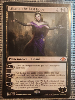 Liliana, the Last Hope #93 (NM) Eldritch Moon 2016 Magic MTG - Image 1