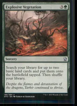 Explosive Vegetation U Dragons of Tarkir 186 NM - Image 1