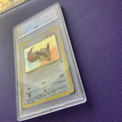 2000 POKEMON PROMO BLACK STAR #11 EEVEE-HOLO PROMO-POKEMON LEAGUE PSA 8 - Image 3
