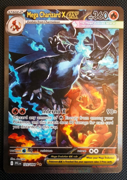 Pokemon Mega Charizard X ex 125/094 Phantasmal Flames Rare Holo Stage 2 360 HP … - Image 1