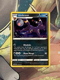 Umbreon SWSH129 Evolving Skies Promo NM Black Star Pokemon TCG - Image 1