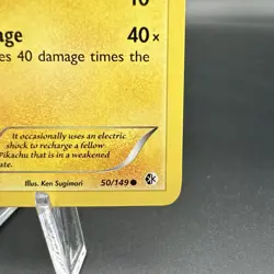 Pikachu 50/149 Common BW Boundaries Crossed LP Pokemon - Image 4