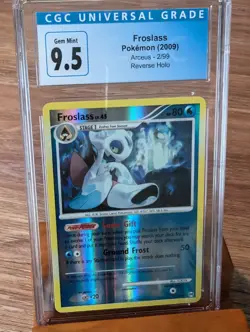 2009 Pokemon Arceus Froslass Reverse Holo #2 CGC Gem Mint 9.5/10 - Image 1
