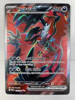 Yveltal Ex 105/088 Pokemon TCG Perfect Order Full Art Ultra Rare Holo NM - Image 1