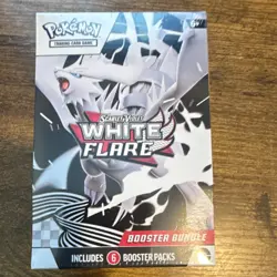 Pokemon Scarlet & Violet White Flare Booster Bundle Box Reshiram 2025 English - Image 1