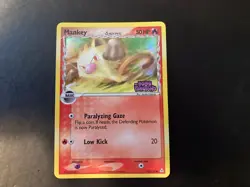 Pokemon Mankey NM 70/110 Reverse Holo Common Delta Species Holon Phantoms - Image 1