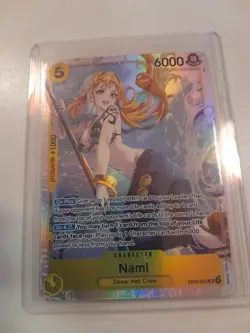 NAMI ONE PIECE CARD GAME STRAW HAT CREW EB03-053 SR - Image 1