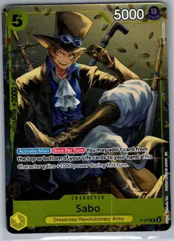 Sabo (Tin Pack Set Vol. 2) P-073 English One Piece Promotion - NM - Image 1