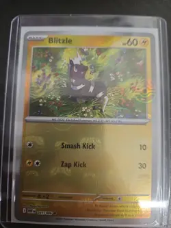 Pokemon TCG - White Flare - Blitzle Reverse Holo Masterball 31/86. - Image 1