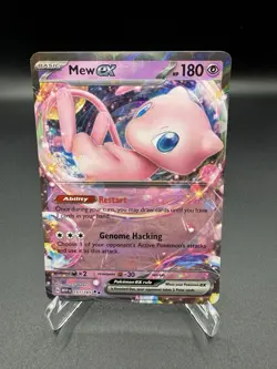 Pokemon TCG Mew EX 151/165 Scarlet Violet Ultra Rare Card English Edition - Image 1
