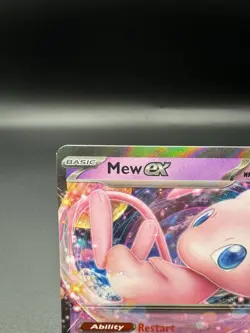 Pokemon TCG Mew EX 151/165 Scarlet Violet Ultra Rare Card English Edition - Image 2