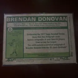 2026 Topps Heritage - Real One Autographs Brendan Donovan #ROA-BD (AU) - Image 2