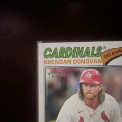 2026 Topps Heritage - Real One Autographs Brendan Donovan #ROA-BD (AU) - Image 3