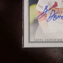 2026 Topps Heritage - Real One Autographs Brendan Donovan #ROA-BD (AU) - Image 4